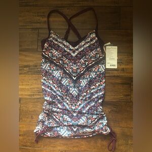 Athleta Marrakesh Side Scrunch Tankini